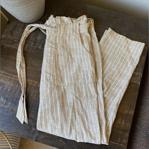 Cropped Linen Pant